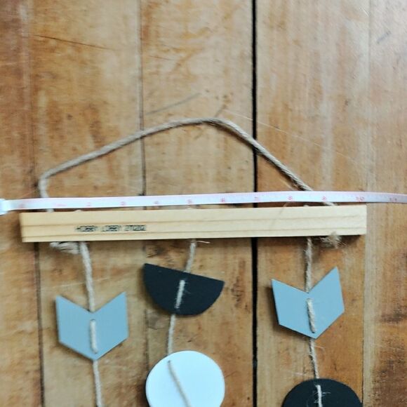 Rustic Gray and White Wall Hanging Decor Distressed Outdoor Camping Boys Room - Picture 7 of 8